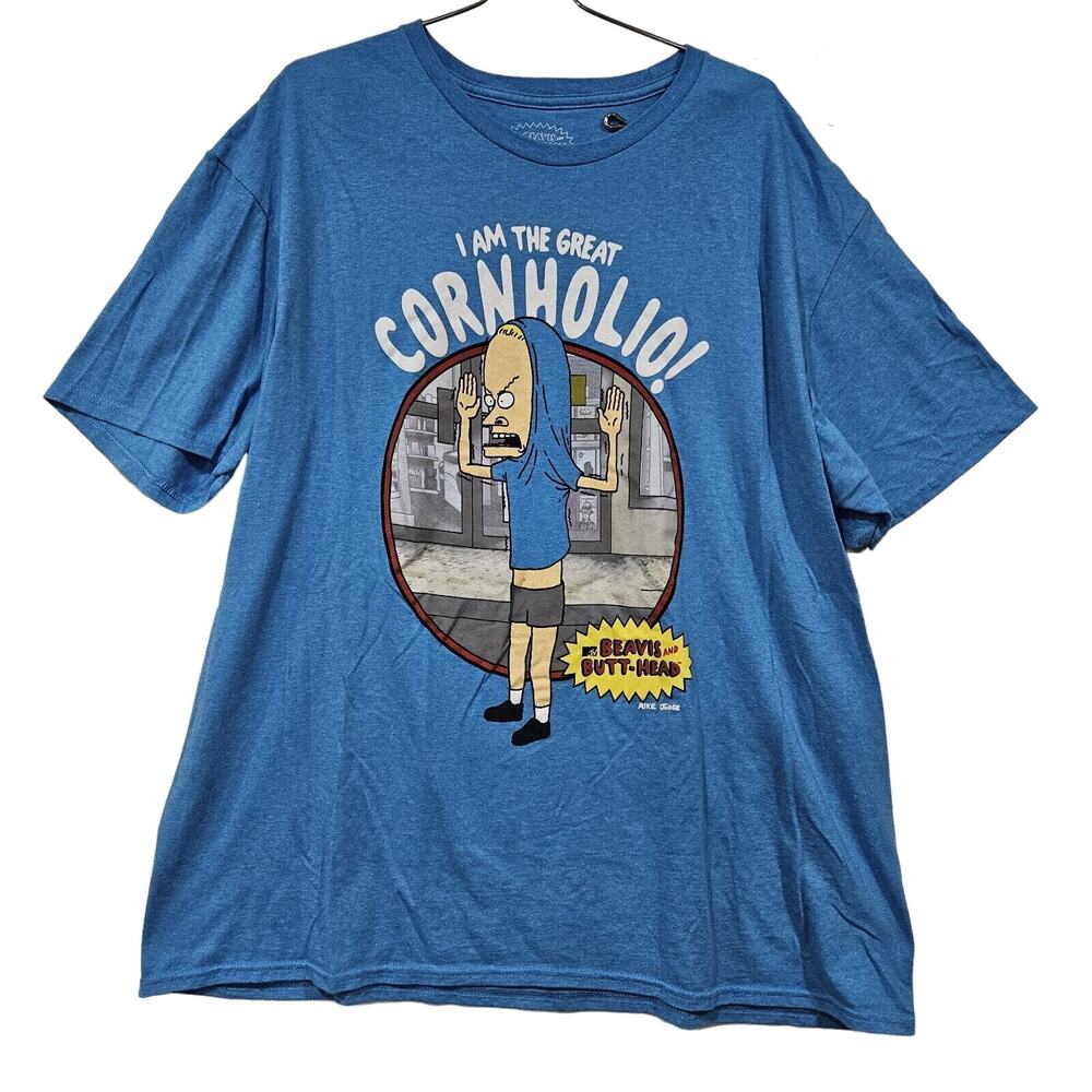 Beavis & Butthead I Am The Great Cornholio Size 2XLarge TShirt MTV Retro 90s